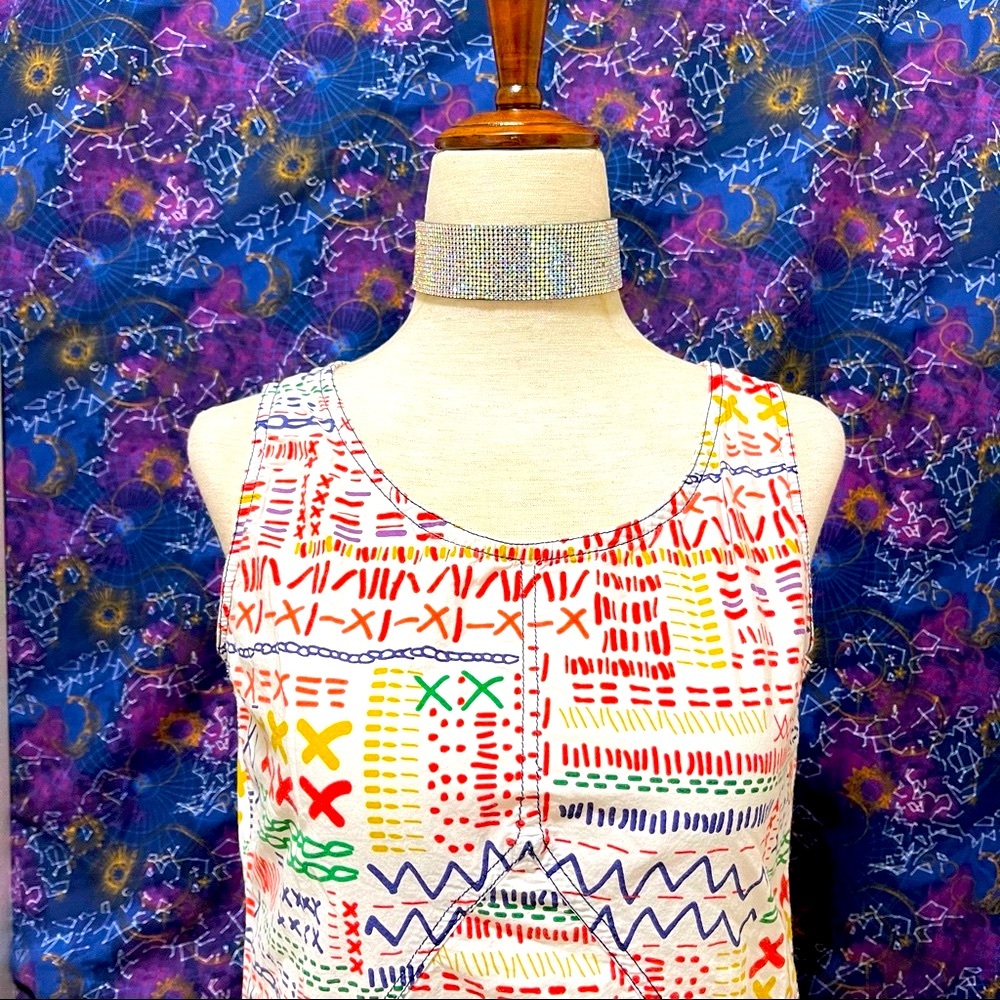 π Colorful art pattern dress - Picture 1 of 12